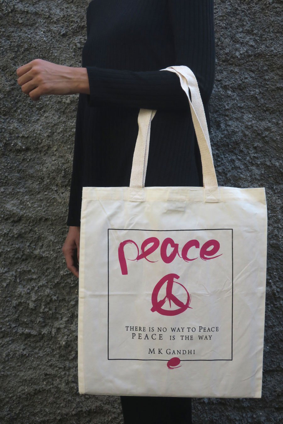 Cost Of Peace Tote Bag – Wear The Peace