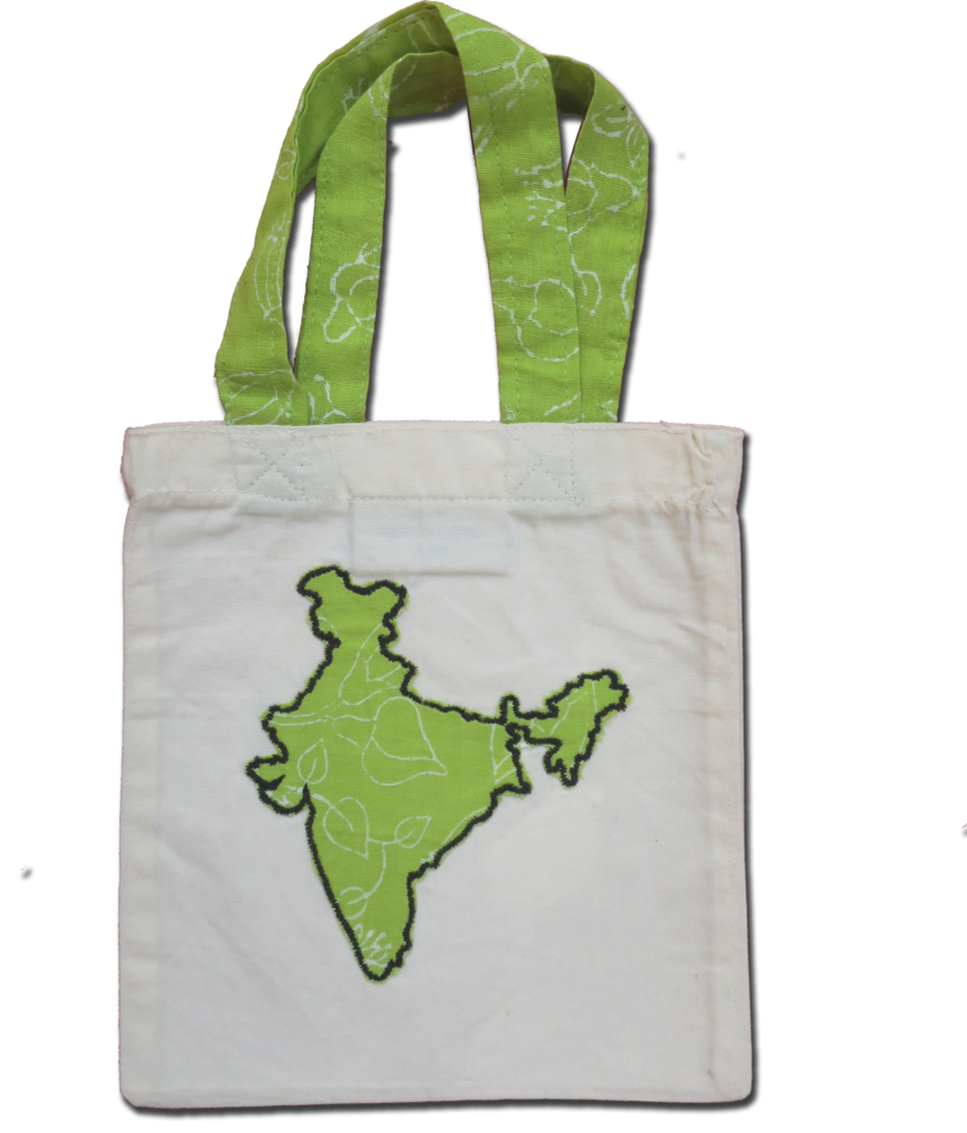 Gift bags: 6″ x 7″: Applique: India map | eCoexist
