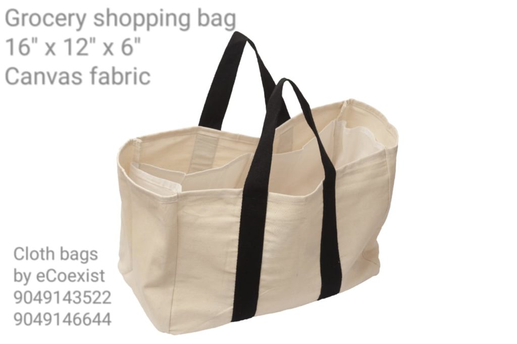 Canvas Grocery Shopping Bag | eCoexist